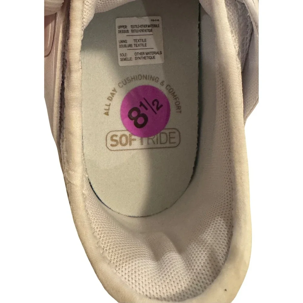 Puma Softride Womens White Gold Athletic Running Shoes Sneakers‎ Size 8.5